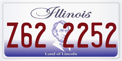 IL license plate Z622252