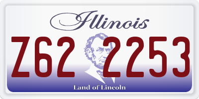 IL license plate Z622253