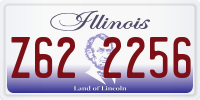 IL license plate Z622256