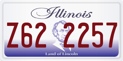IL license plate Z622257