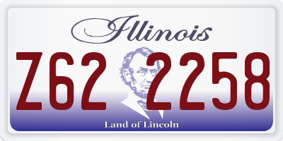 IL license plate Z622258