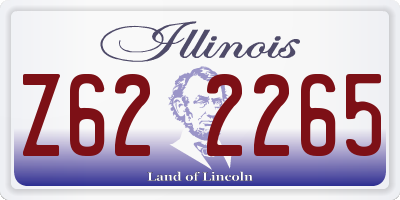 IL license plate Z622265