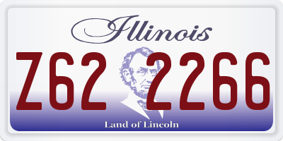 IL license plate Z622266