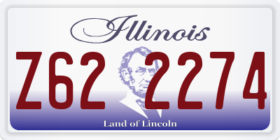 IL license plate Z622274