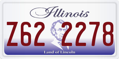 IL license plate Z622278