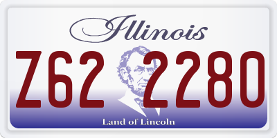 IL license plate Z622280