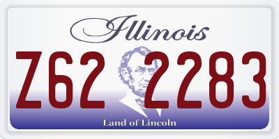 IL license plate Z622283