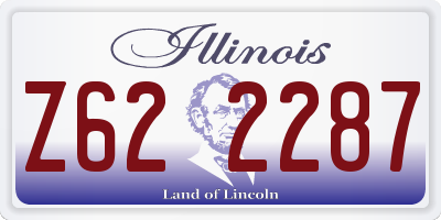 IL license plate Z622287