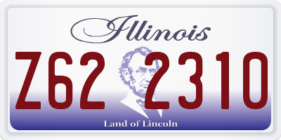IL license plate Z622310