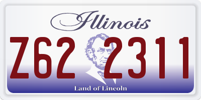 IL license plate Z622311
