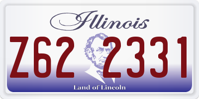 IL license plate Z622331