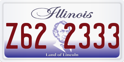 IL license plate Z622333