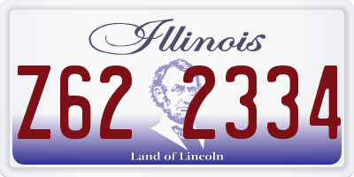 IL license plate Z622334