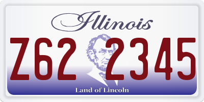 IL license plate Z622345