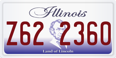 IL license plate Z622360