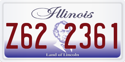 IL license plate Z622361