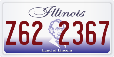 IL license plate Z622367