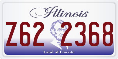 IL license plate Z622368