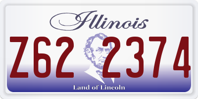 IL license plate Z622374