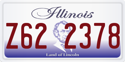 IL license plate Z622378