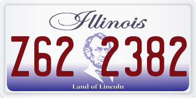 IL license plate Z622382