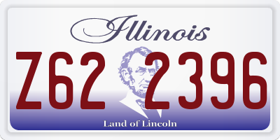 IL license plate Z622396