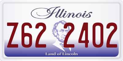 IL license plate Z622402