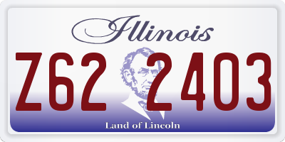 IL license plate Z622403