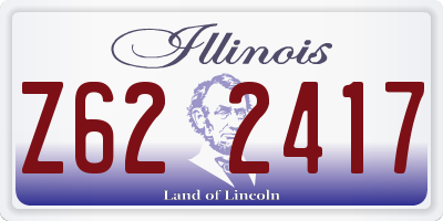 IL license plate Z622417