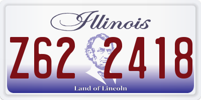 IL license plate Z622418