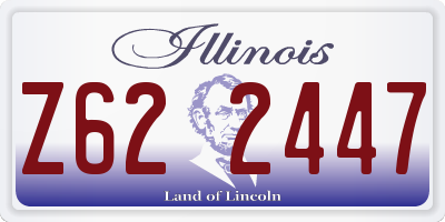 IL license plate Z622447
