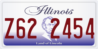 IL license plate Z622454