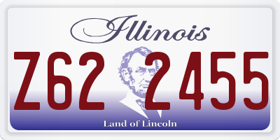 IL license plate Z622455