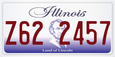 IL license plate Z622457