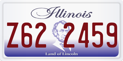 IL license plate Z622459