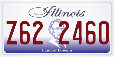 IL license plate Z622460