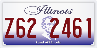 IL license plate Z622461
