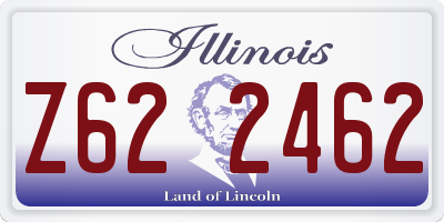 IL license plate Z622462