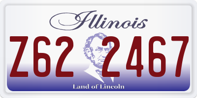 IL license plate Z622467
