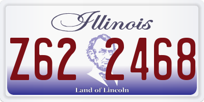 IL license plate Z622468
