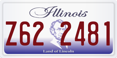 IL license plate Z622481