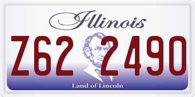 IL license plate Z622490