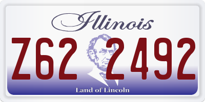 IL license plate Z622492