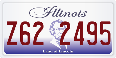 IL license plate Z622495