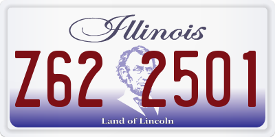 IL license plate Z622501