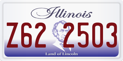 IL license plate Z622503