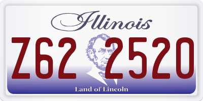 IL license plate Z622520