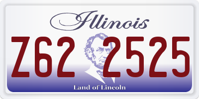 IL license plate Z622525