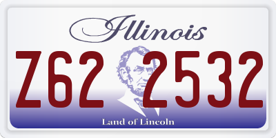IL license plate Z622532
