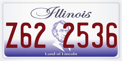 IL license plate Z622536